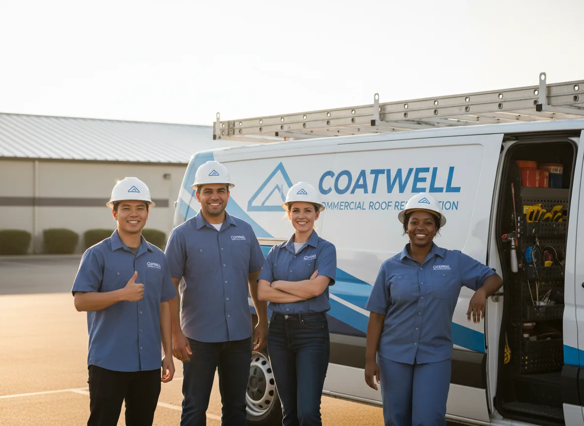 Commercial roof coating company in Preston, ID